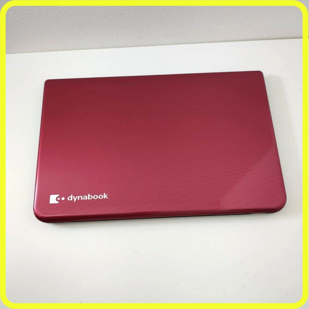 美品　赤　新品SSD256GB⭐️windows11　ノートパソコン　779