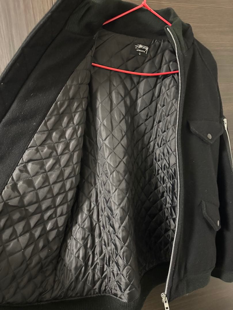 STUSSY “MA-1 Type” wool jacket ※美品