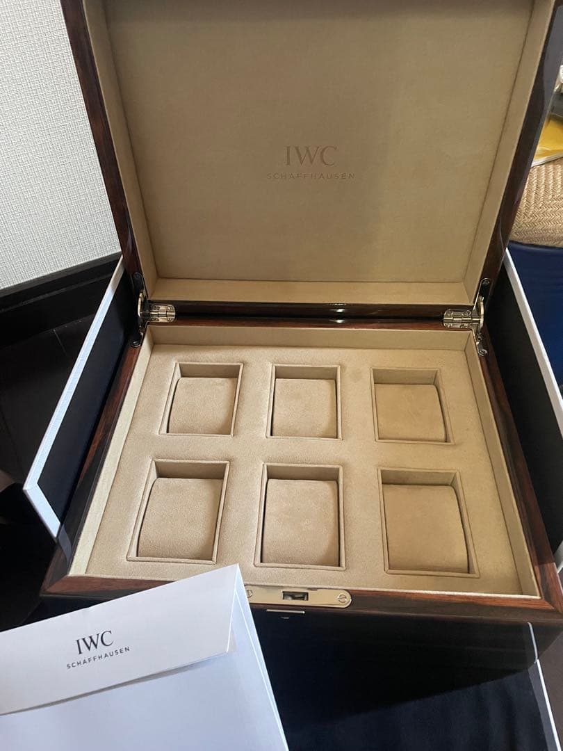 【希少非売品】IWC 時計ケース コレクションボックス 非売品 鍵付き 6個収納