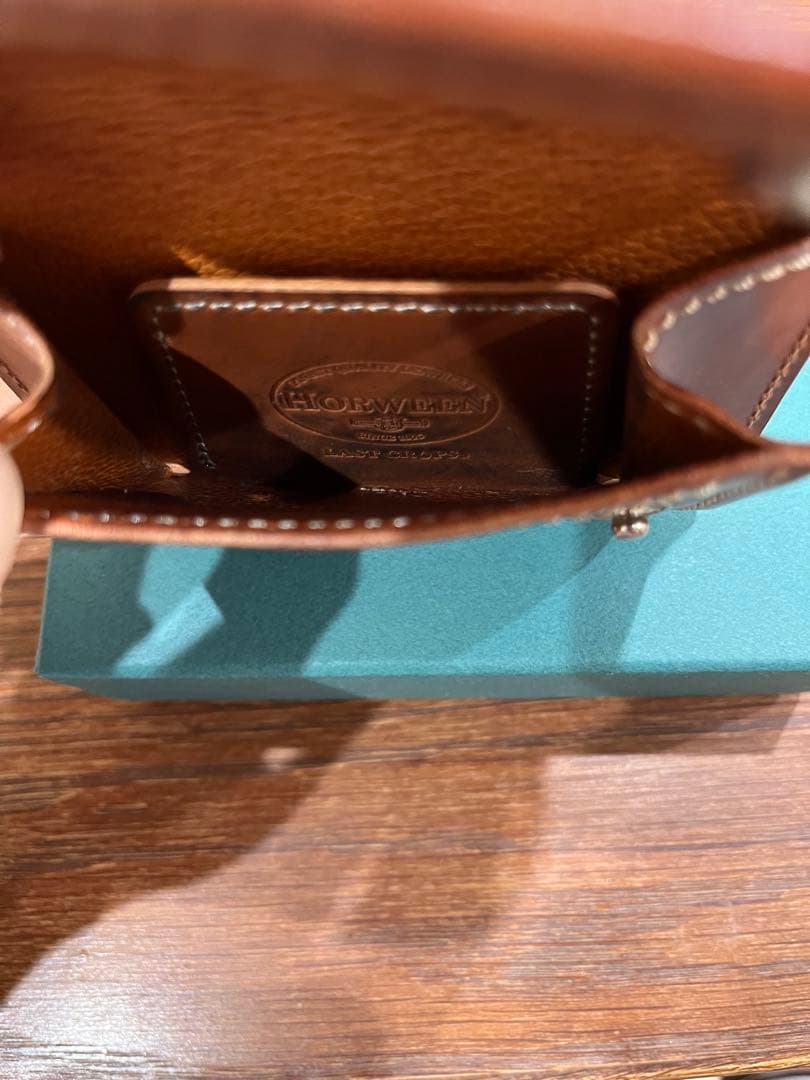 Last crops ラストクロップス LCタング シェルコードバン ナチュラル