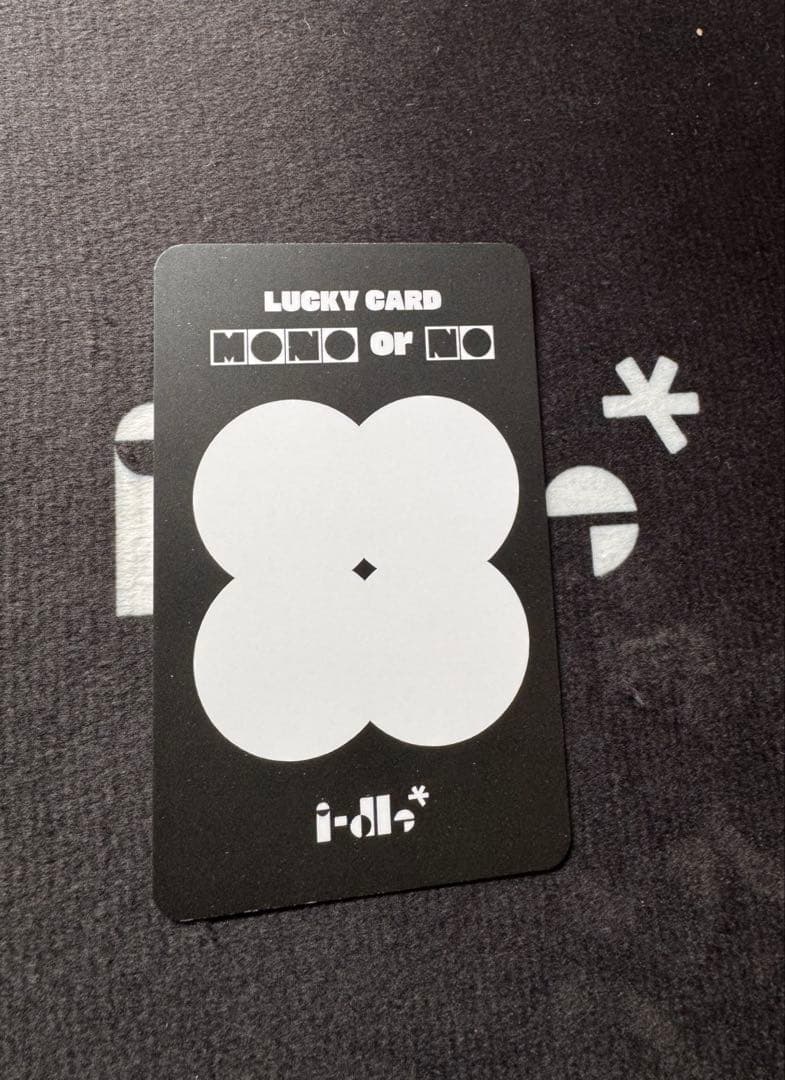 i-dle MONO韓国限定サノク入場トレカーミヨン(lucky card付き)