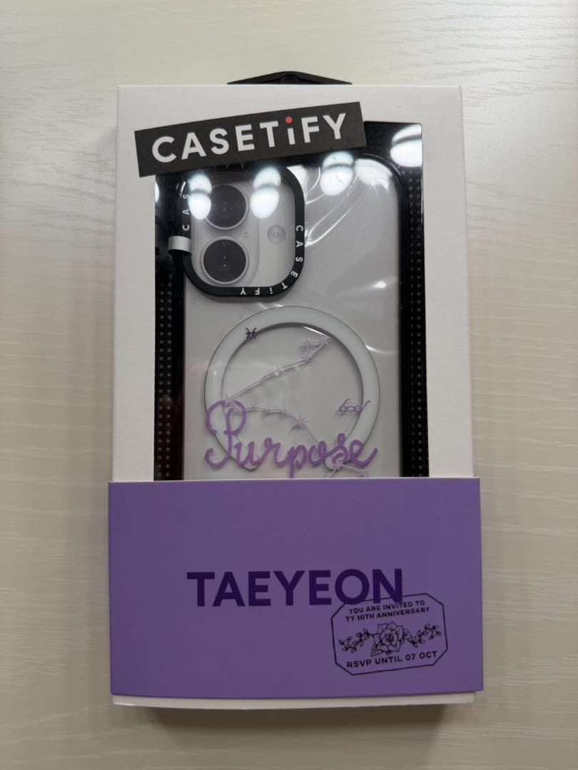 CASETiFY TAEYEON Purpose iPhoneケース