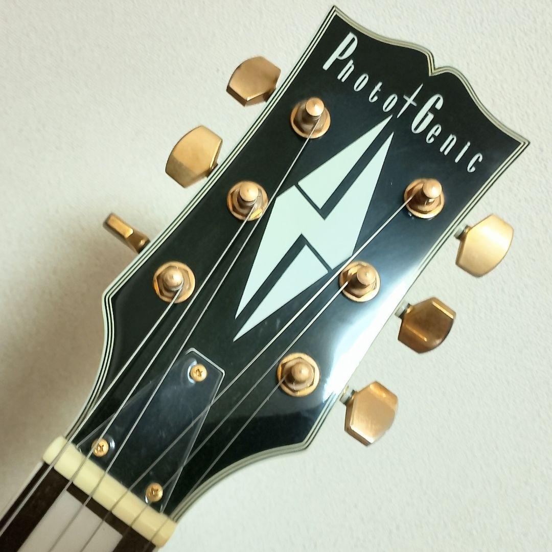 美品　PhotoGenic　LP-300C/WH　LPカスタムタイプ　エレキ