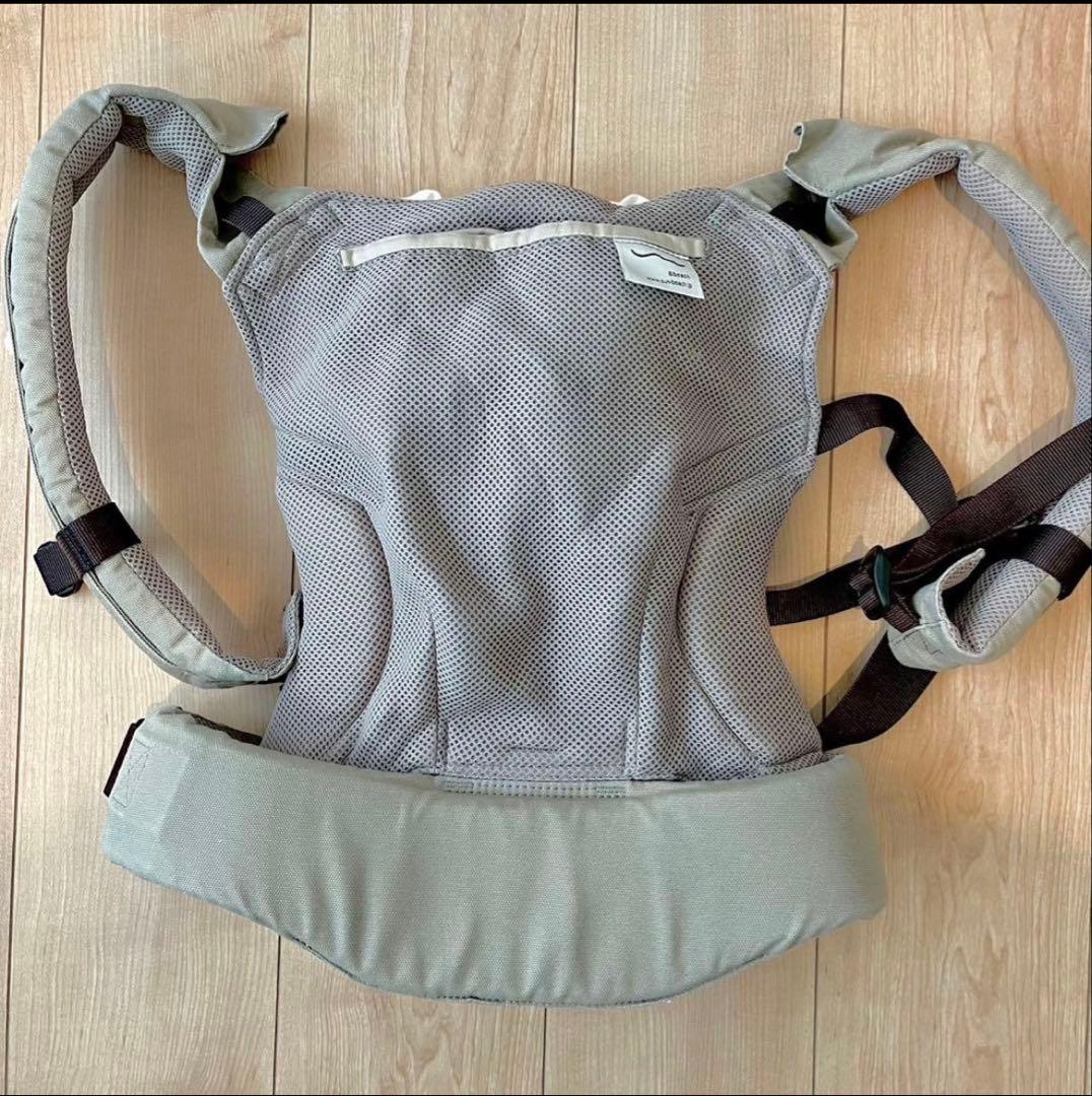sun&beach 抱っこ紐OM-1 メッシュベージュ付属品付き