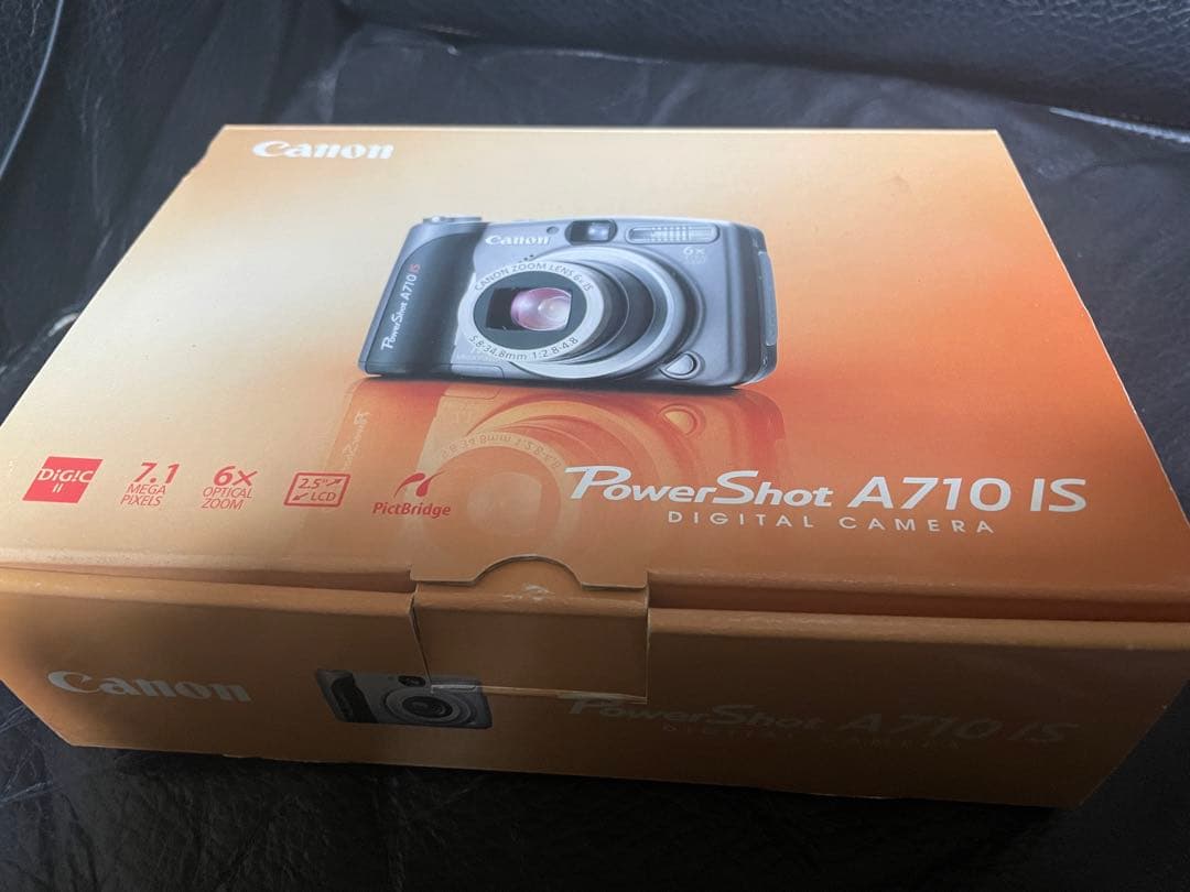 美品 フルセット Canon パワーショット A710 IS コンデジ 動作品