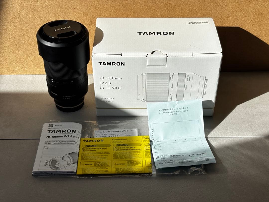 【完品】TAMRON 70-180mm F/2.8 Di III VXD