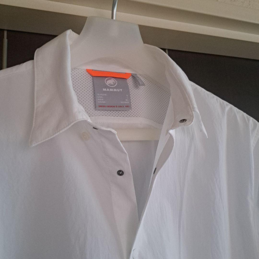 美品　マムートセオンロングスリーブ　白L