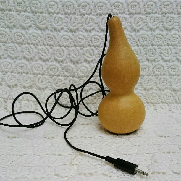 ひょうたんスピーカー キノコ柄