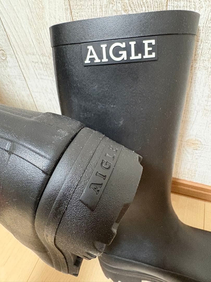 25.5〜26㎝☆新品 AIGLEレインブーツ41 エーグルラバーブーツ 長靴