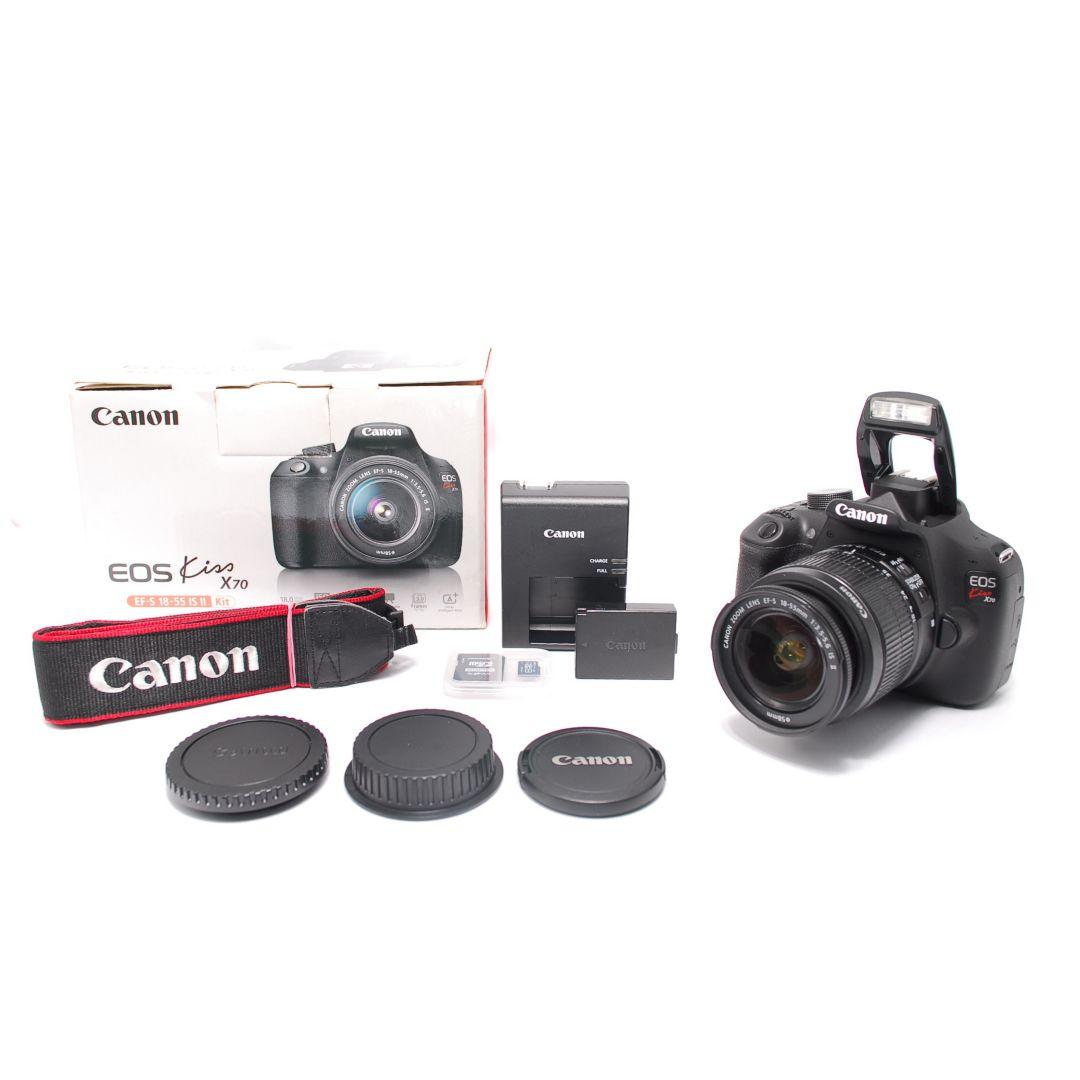 ❤即購入1000円OFF❤美品❤ キャノン Kiss X70 シャッター99回