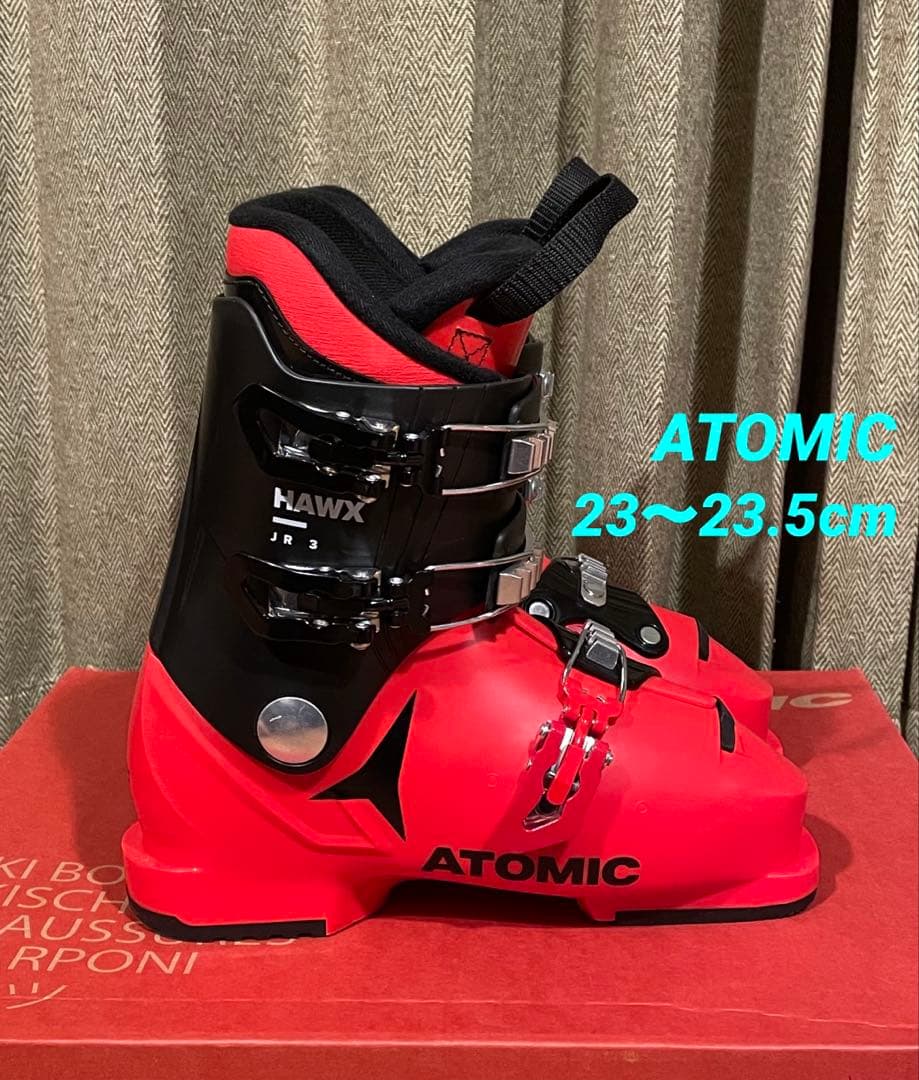 美品 ATOMIC HAWX JR3 子供用 スキーブーツ 23〜23.5cm