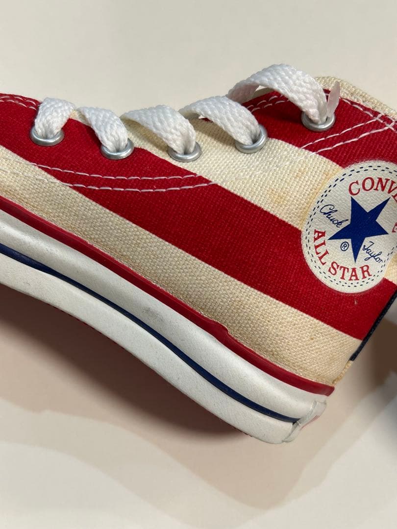 激レア 90s USA製 コンバース　ヴィンテージ キッズスニーカー星条旗柄