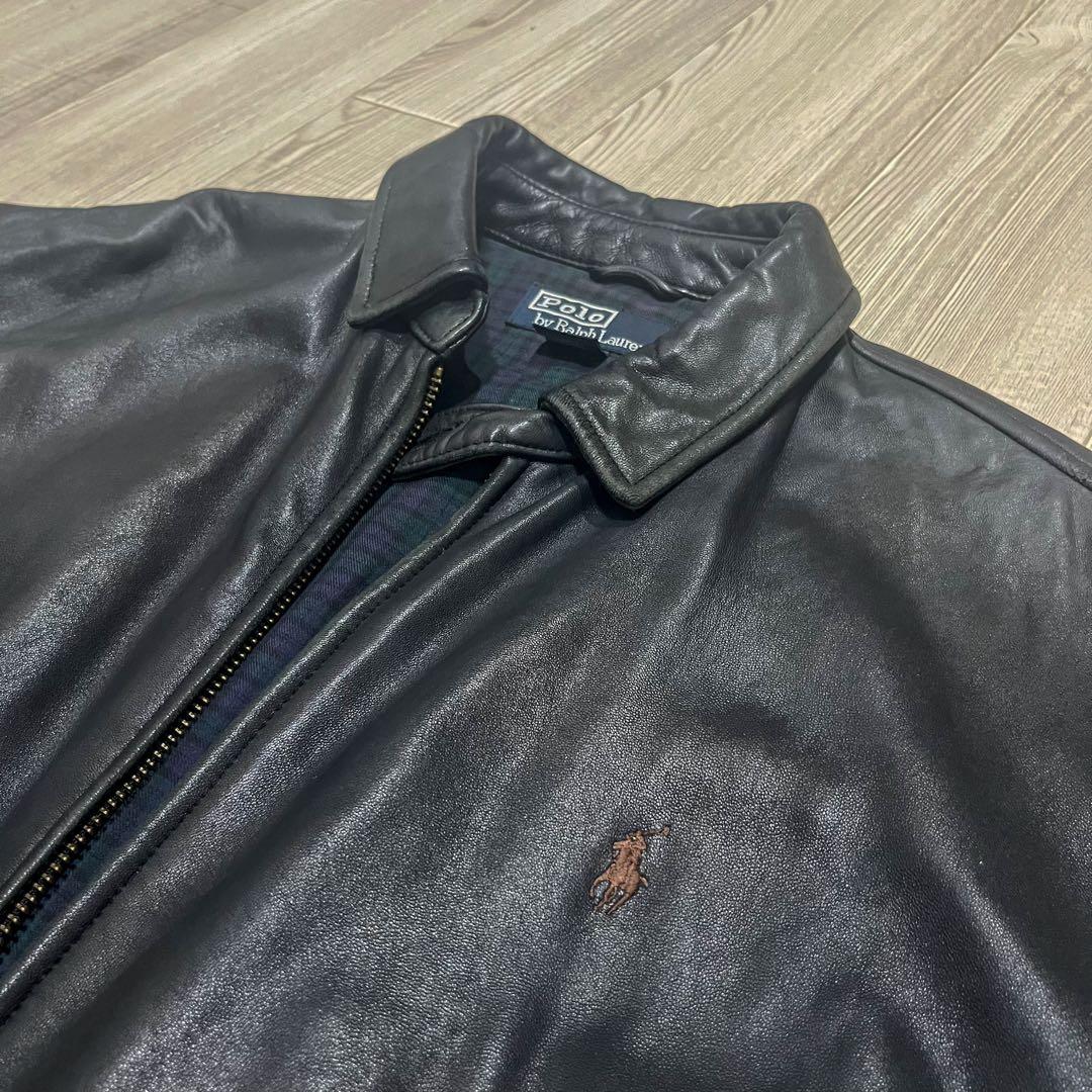 【Polo by Ralph Lauren】レザージャケット 90s