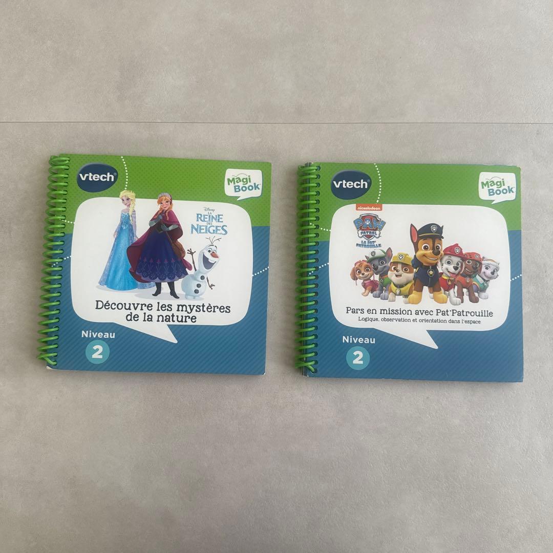Magibook Vtech V2 フランス語　音声ペン　本11冊付き
