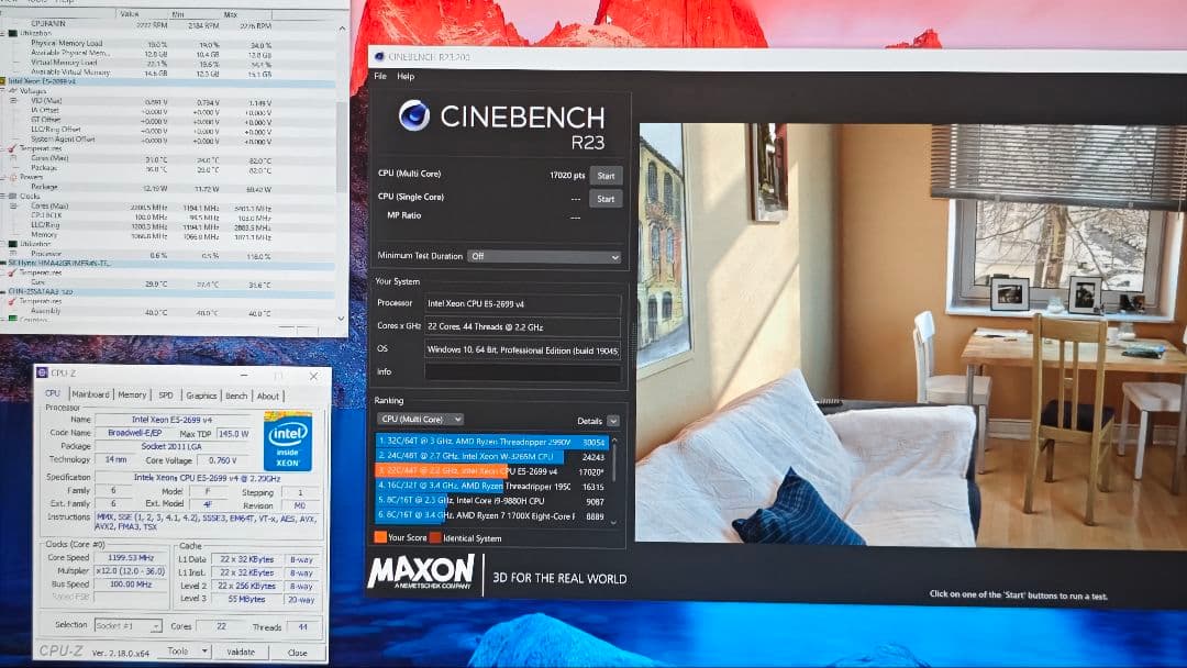 【動作確認済み】Intel Xeon E5-2699 V4 2個セット