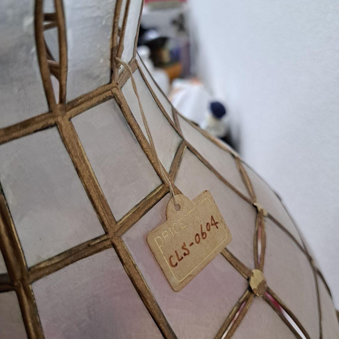 ♡昭和レトロ　フルーツモチーフ 　シェル【貝】シェードランプ♡