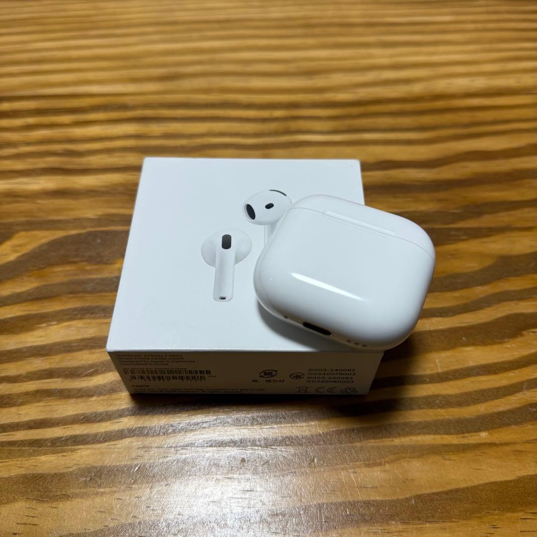 ゆ*様 【保証2026年8月12日迄】Airpods 4 ANC ノイズキャンセ