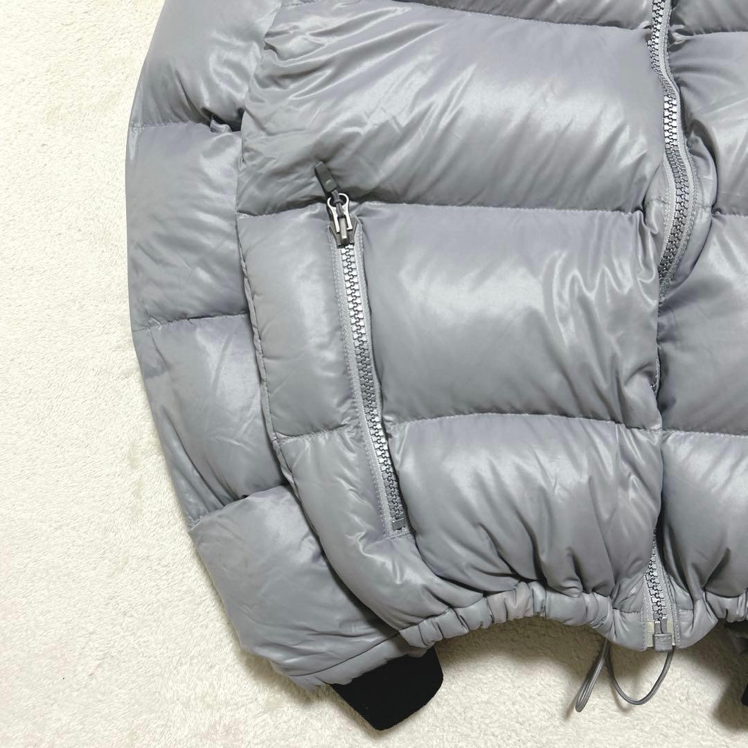 00s y2k marmot 短丈 ダウンジャケット グレー ドロコード付き