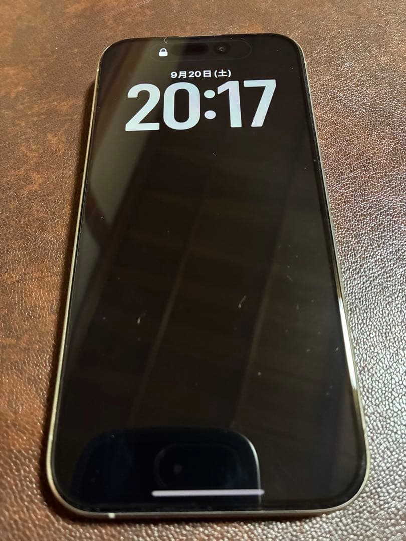 超美品SIMフリー iPhone 15Pro ナチュラルチタニウム 256GB