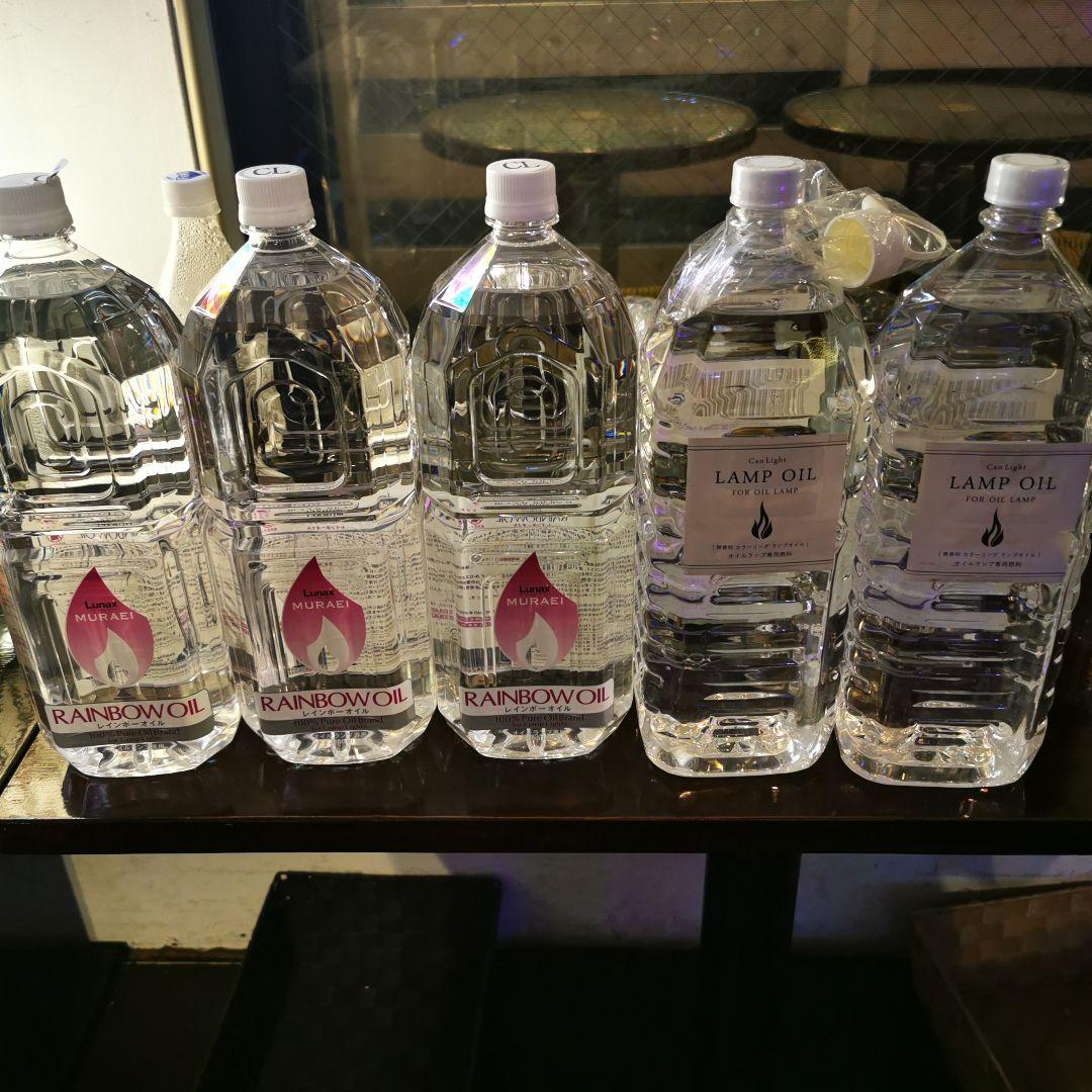 キャンドルホルダーとランプオイルセット