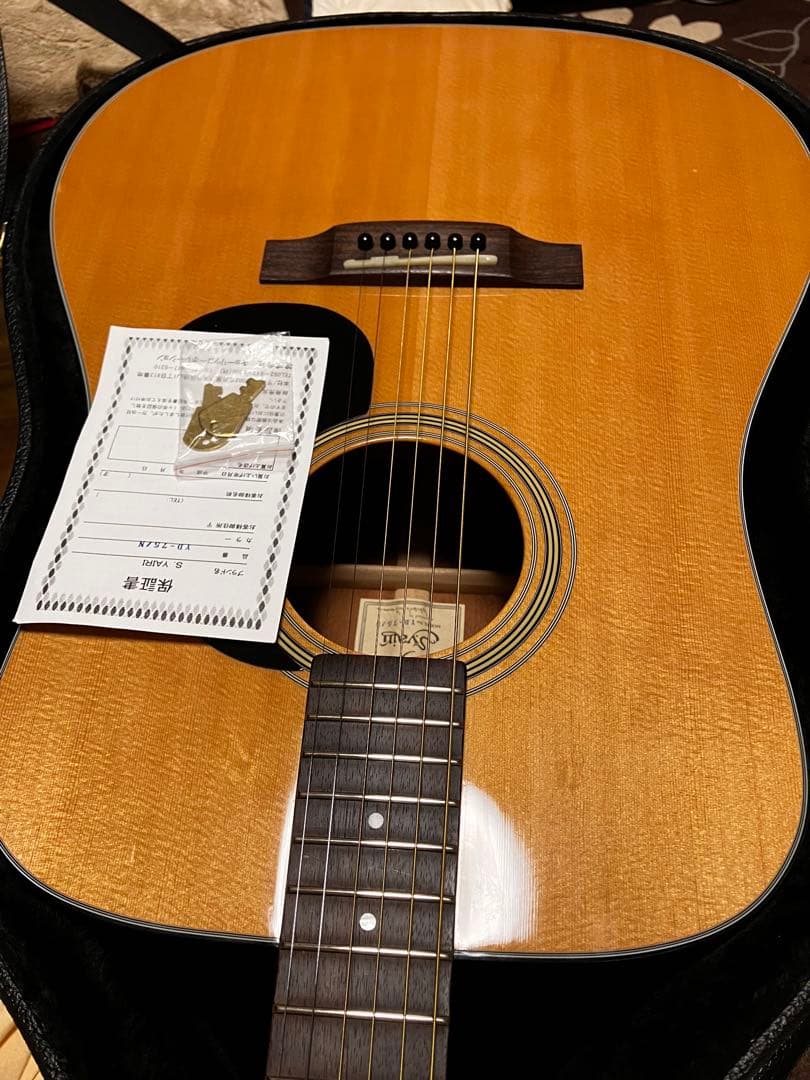 名器S.yairi YD-75オール単板、新品のハードケース付き　D18モデル