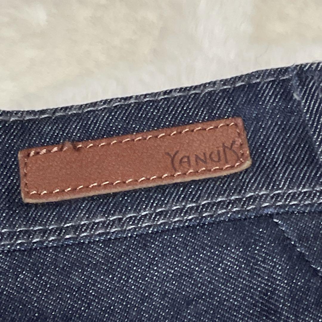【美品】YANUK LILITH 57103070 ワイドデニム Ｗ26