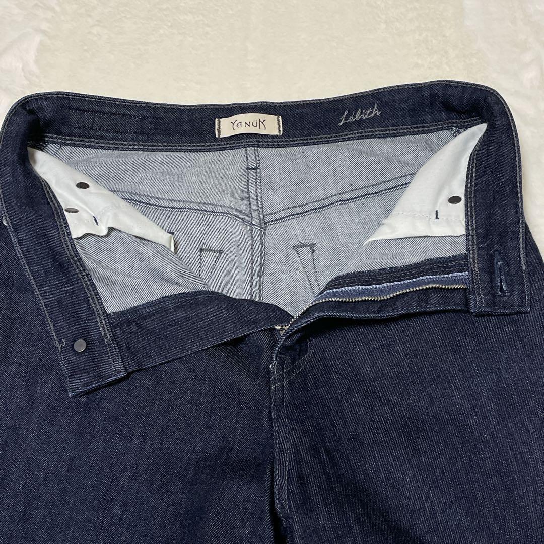 【美品】YANUK LILITH 57103070 ワイドデニム Ｗ26