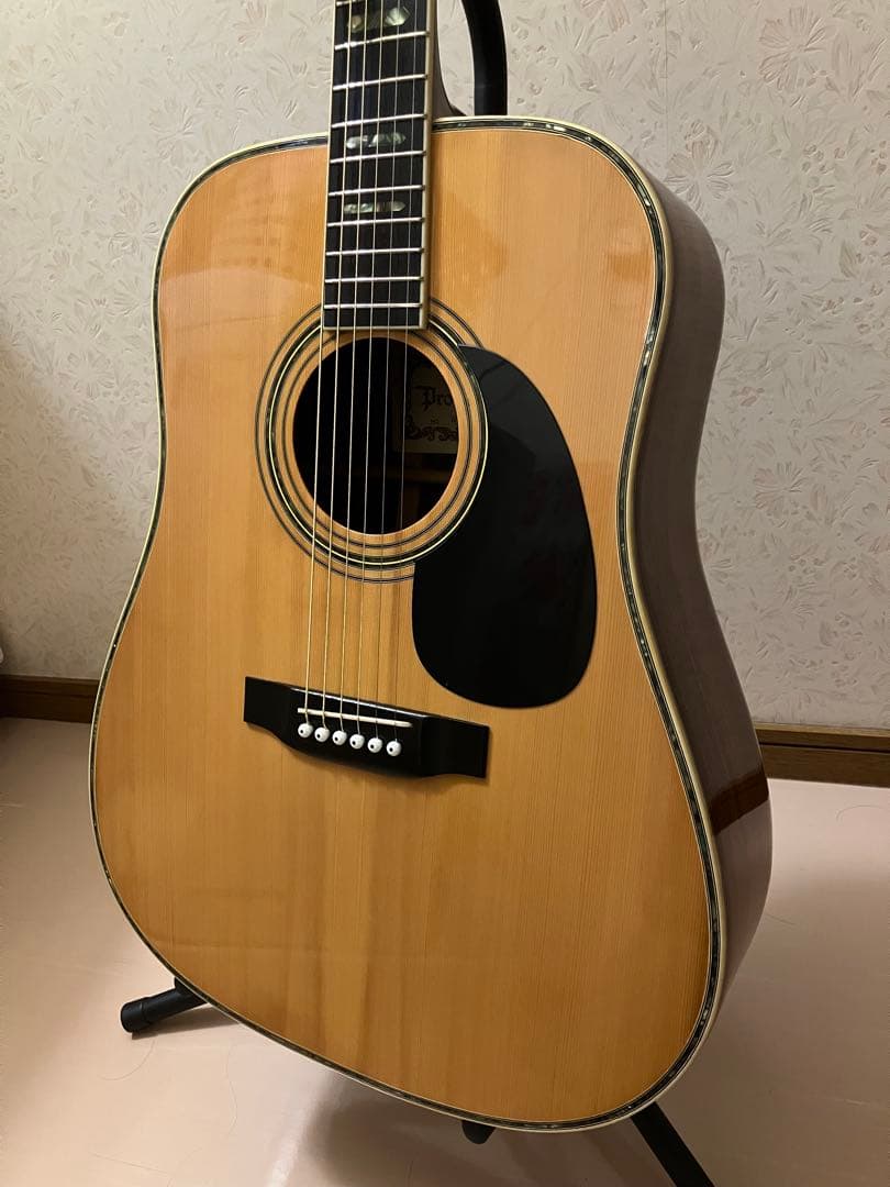 Pro Martin W300 バック3P 縦ロゴ 豪華インレイ アコギ 整備済
