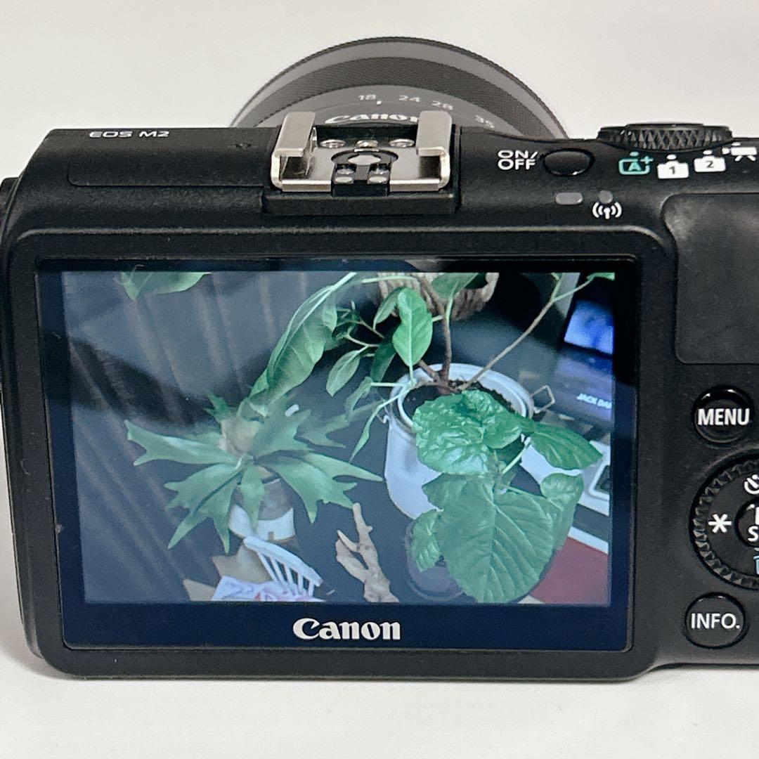 【極美品】Canon EOS M2 18-55mmレンズキット Wi-Fi機能