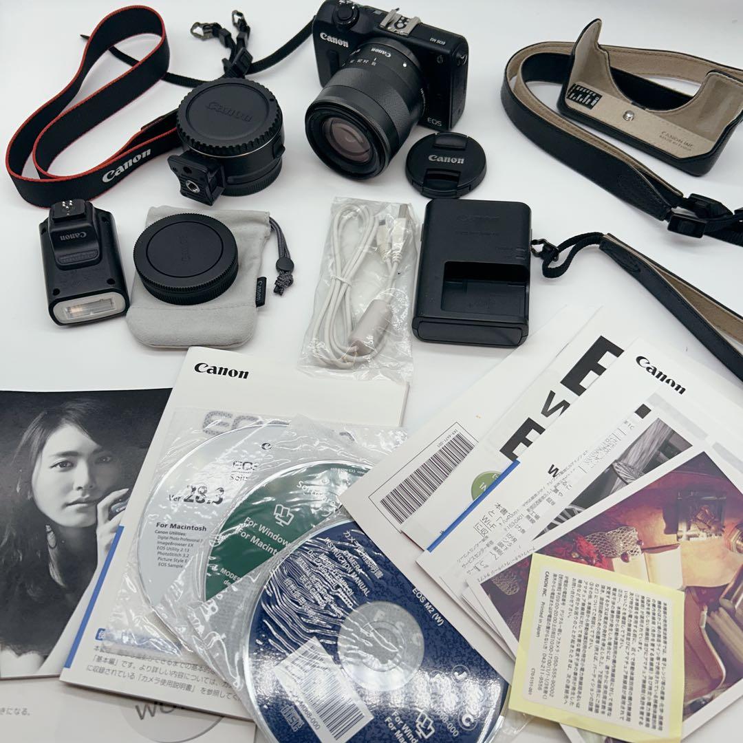 【極美品】Canon EOS M2 18-55mmレンズキット Wi-Fi機能
