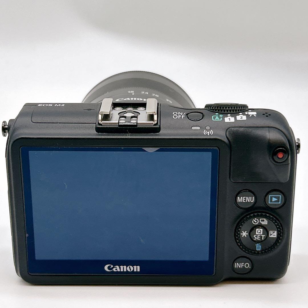 【極美品】Canon EOS M2 18-55mmレンズキット Wi-Fi機能