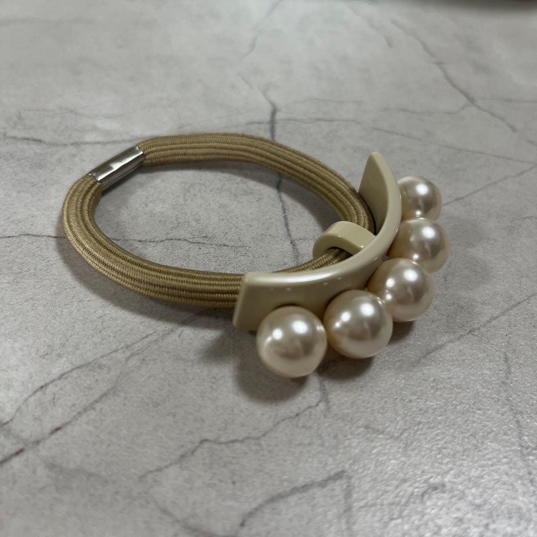 アレクサンドル ドゥ パリ　パール　ヘアゴム