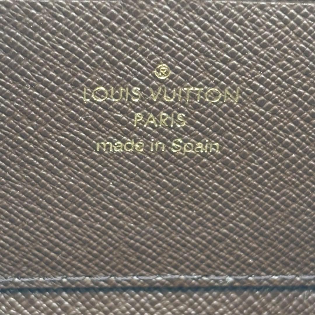 【美品】VUITTON　モノグラム　長財布　ミニラン　ジッピーウォレット　茶色