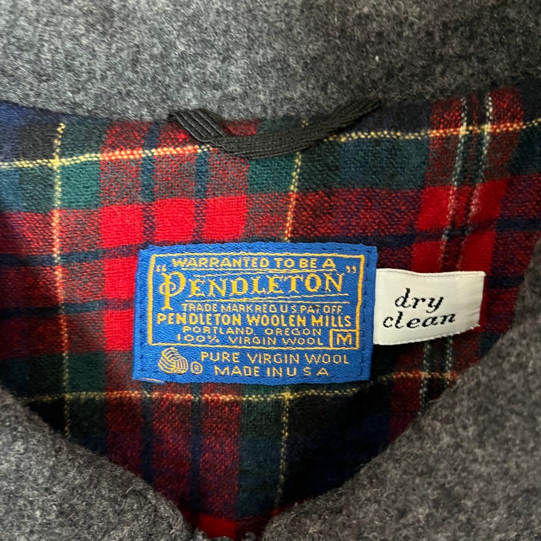 美品 70s ペンドルトン ウールブルゾン チャコールグレー