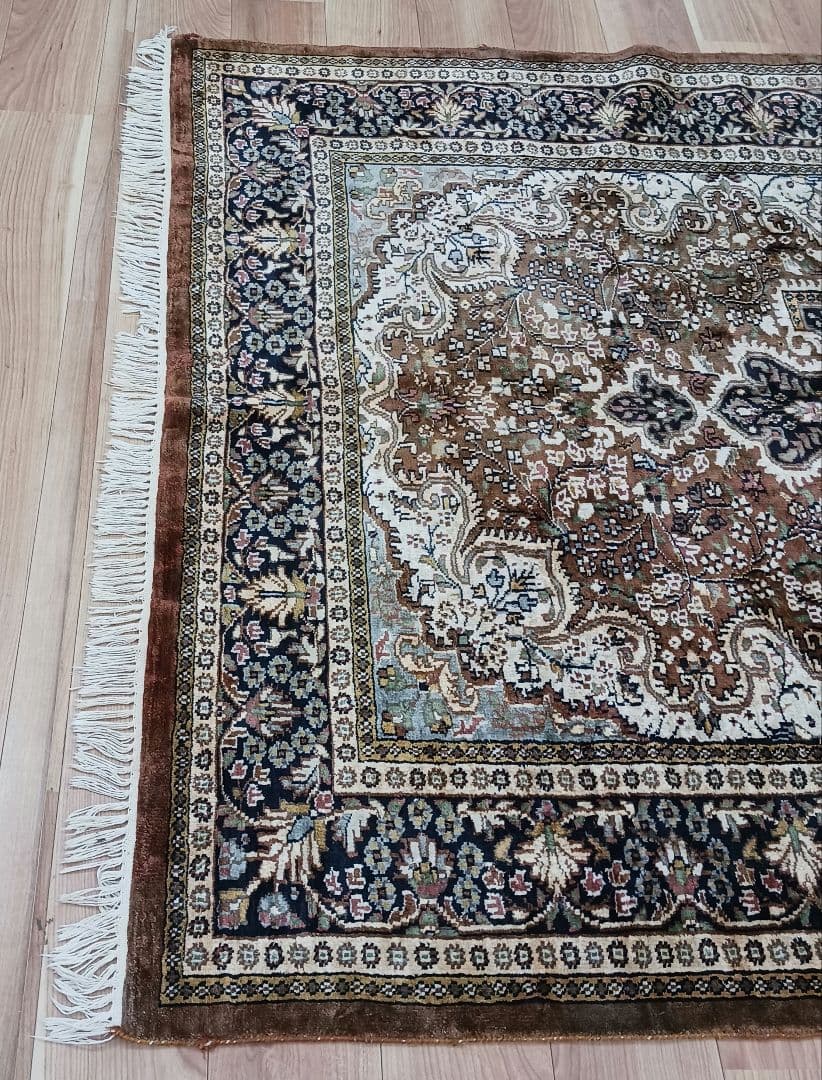 Y3062 インド製 絨毯 ポリエステル 206×150㎝