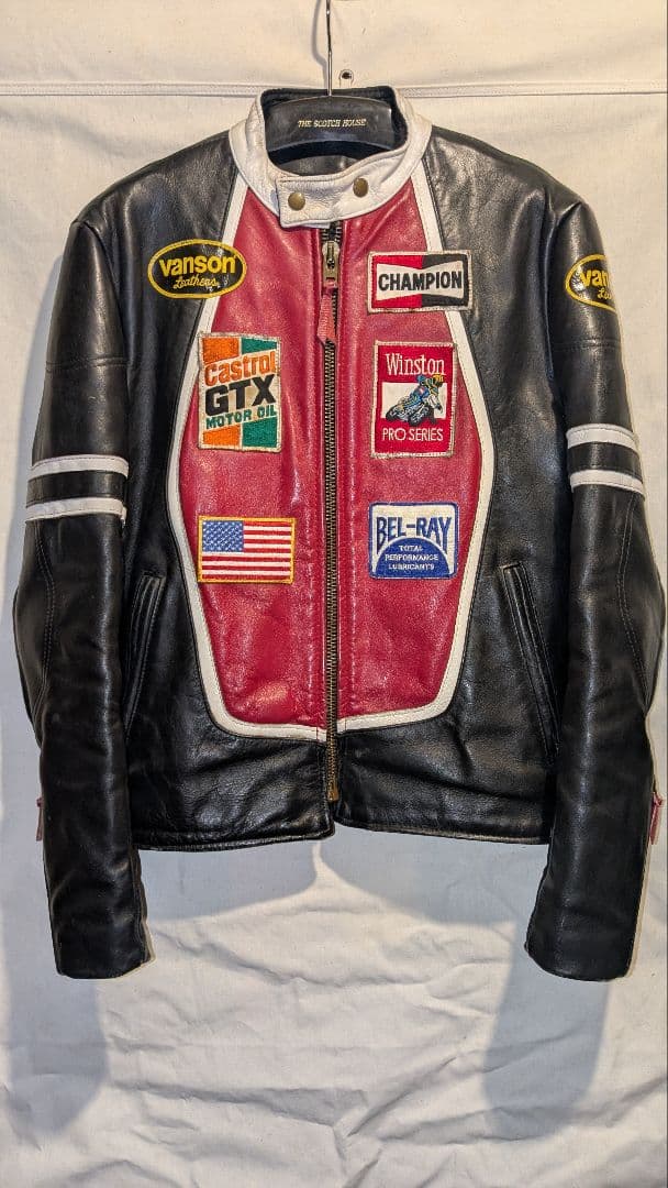 バンソン　rjp アメカジ　ライダースジャケット