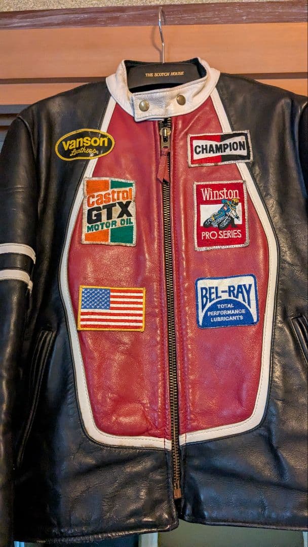 バンソン　rjp アメカジ　ライダースジャケット