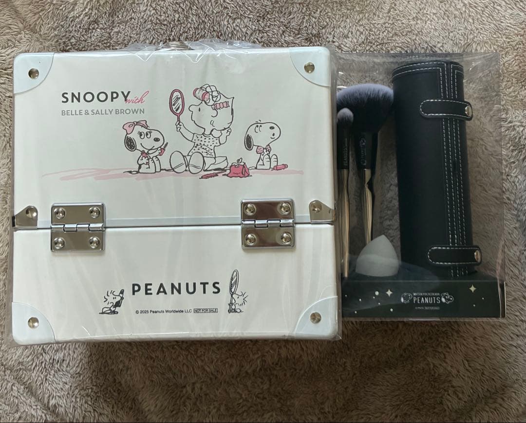 メイクボックス　メイクブラシ　2点セット　スヌーピー　SNOOPY