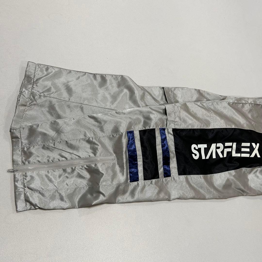 90s ナイロン セットアップ ジャージ シャイニーシルバー y3k Cyber