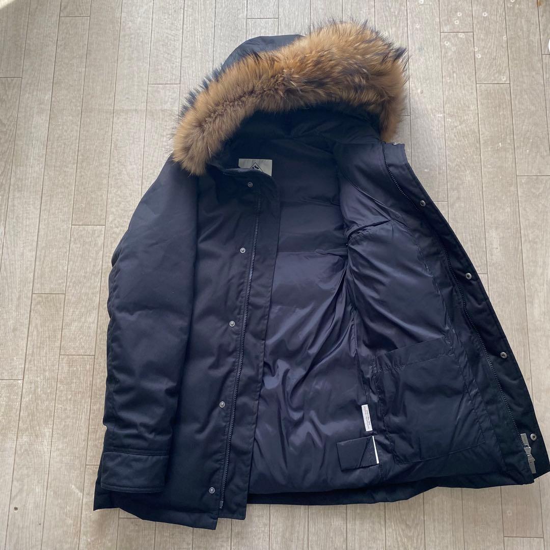 ピレネックス　ダウンコート　ブラック