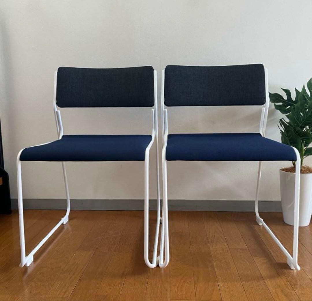 セイアローズ LEO スタッキングチェア 4脚　モダン　カフェ ダイニング