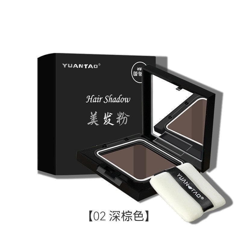 take 10個 ヘアシャドウ ヘアパウダー ダークブラウン ミラー付き
