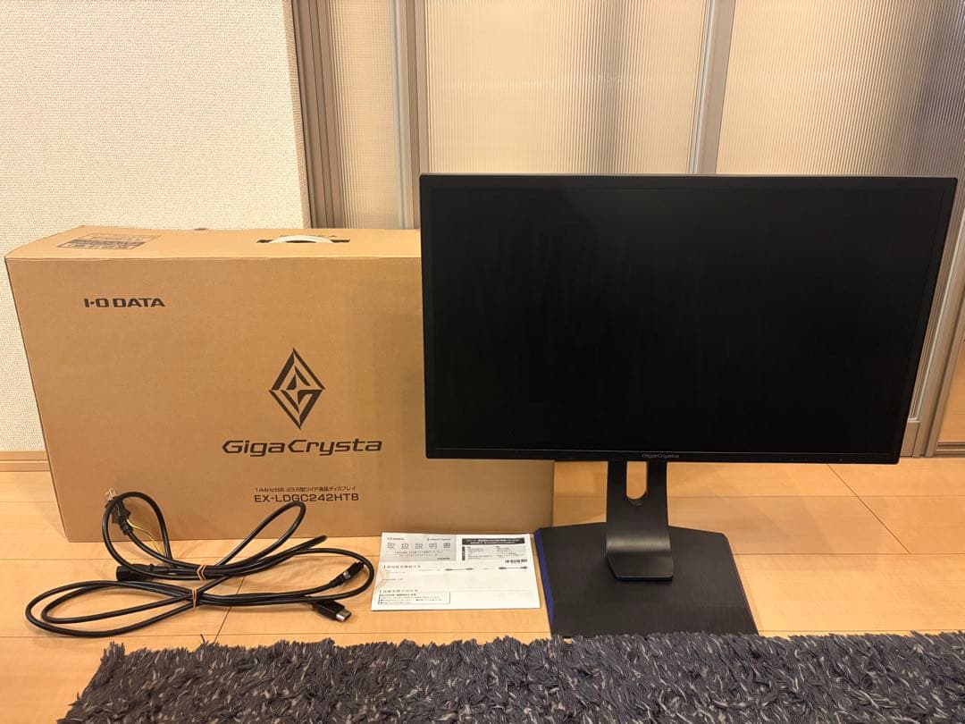 GigaCrysta 144Hz ゲーミングモニター　EX-LDGC242HTB
