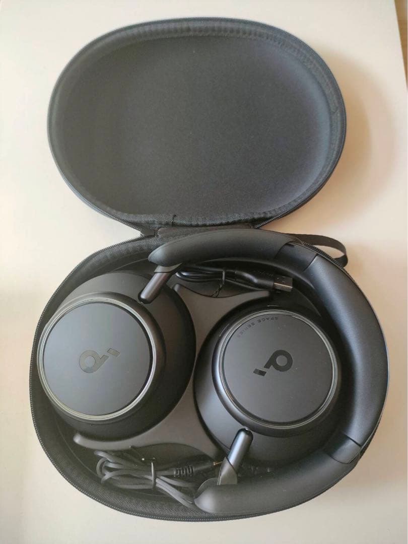 【美品】Anker soundcore SPACE Q45ワイヤレスヘッドホン