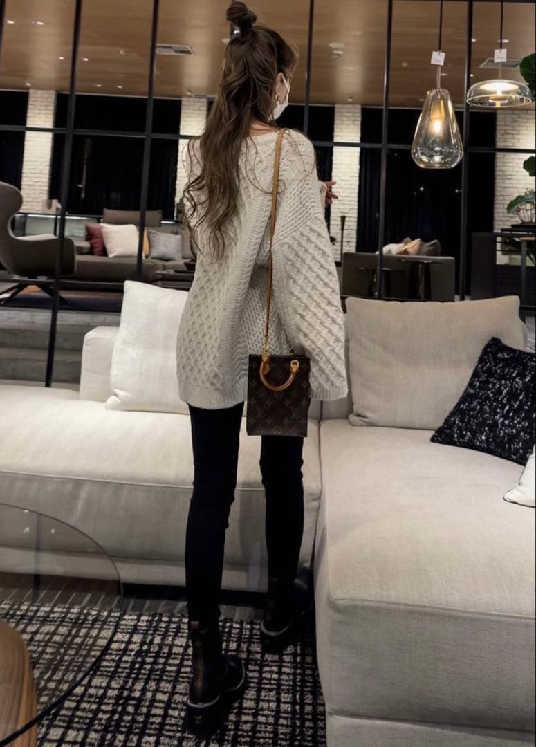 ☆Glam Lips☆ケーブルニットプルオーバー☆