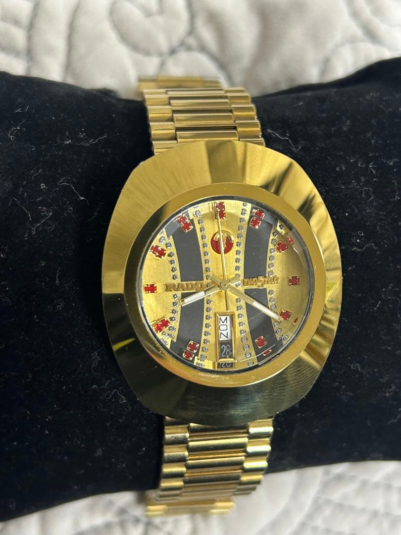 高級品RADO 自動巻き腕時計 ゴールド　ダイアスター稼働品