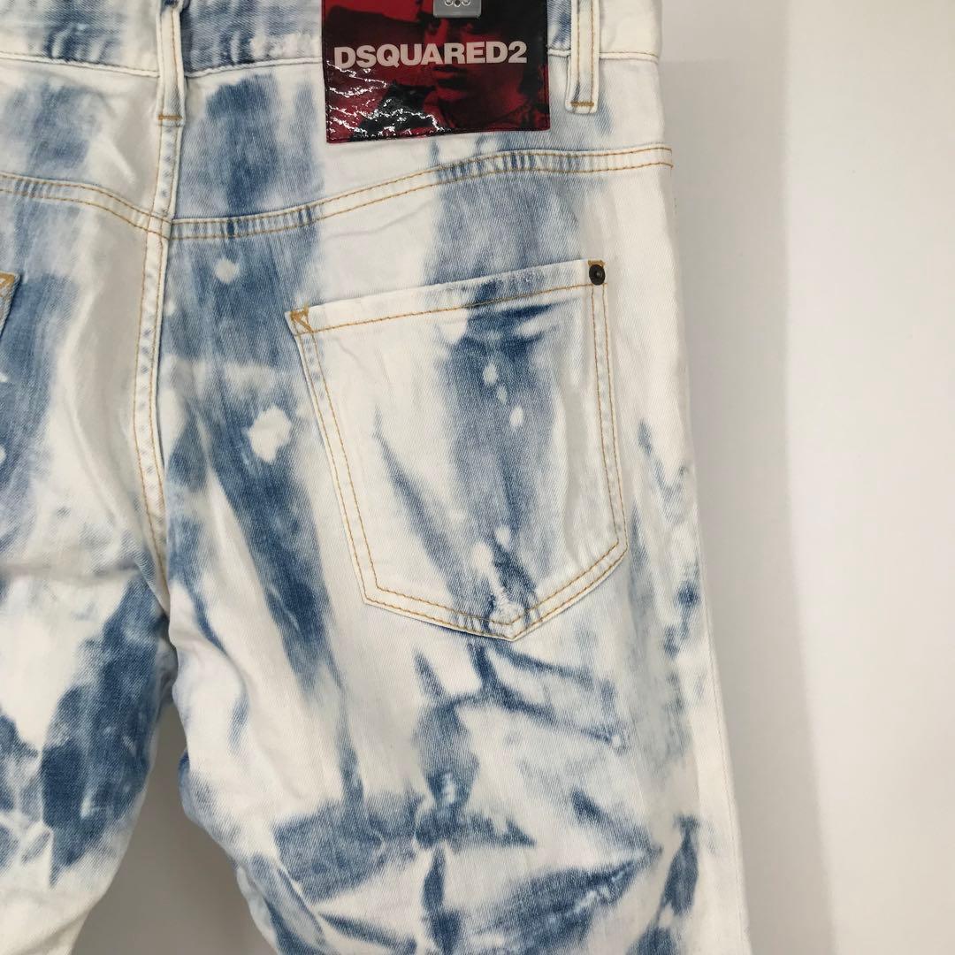 ディースクエアード　デニムパンツ　50　ブリーチ