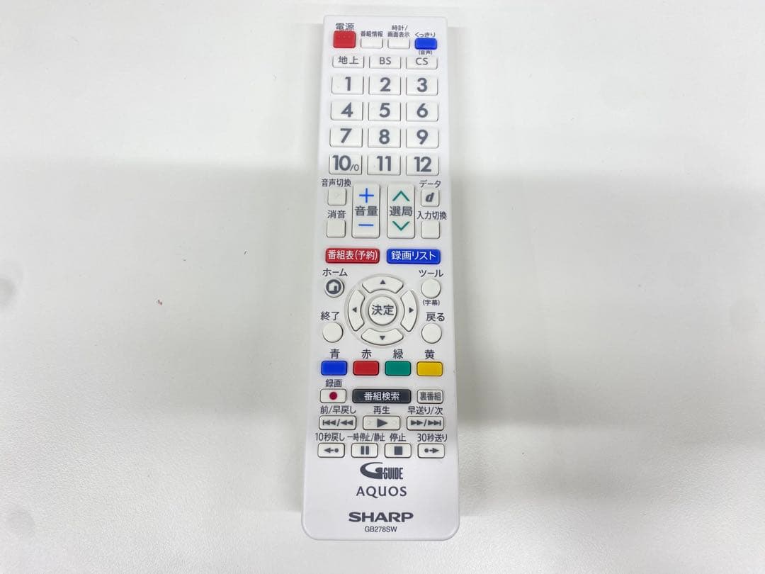 SHARP シャープ 液晶テレビ ホワイト 2T-C32DE 32インチ