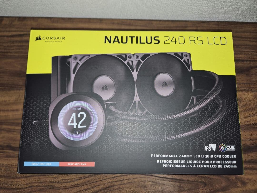 Corsair Nautilus 240 RS LCD 簡易水冷CPUクーラー