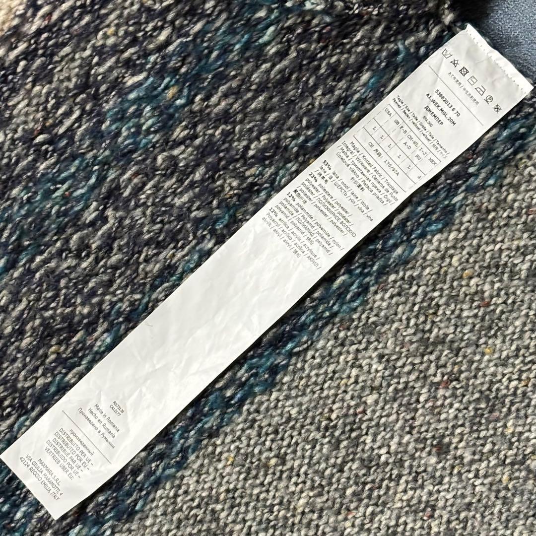 Weekend Max Mara タートルネック ジャガードニットセーター